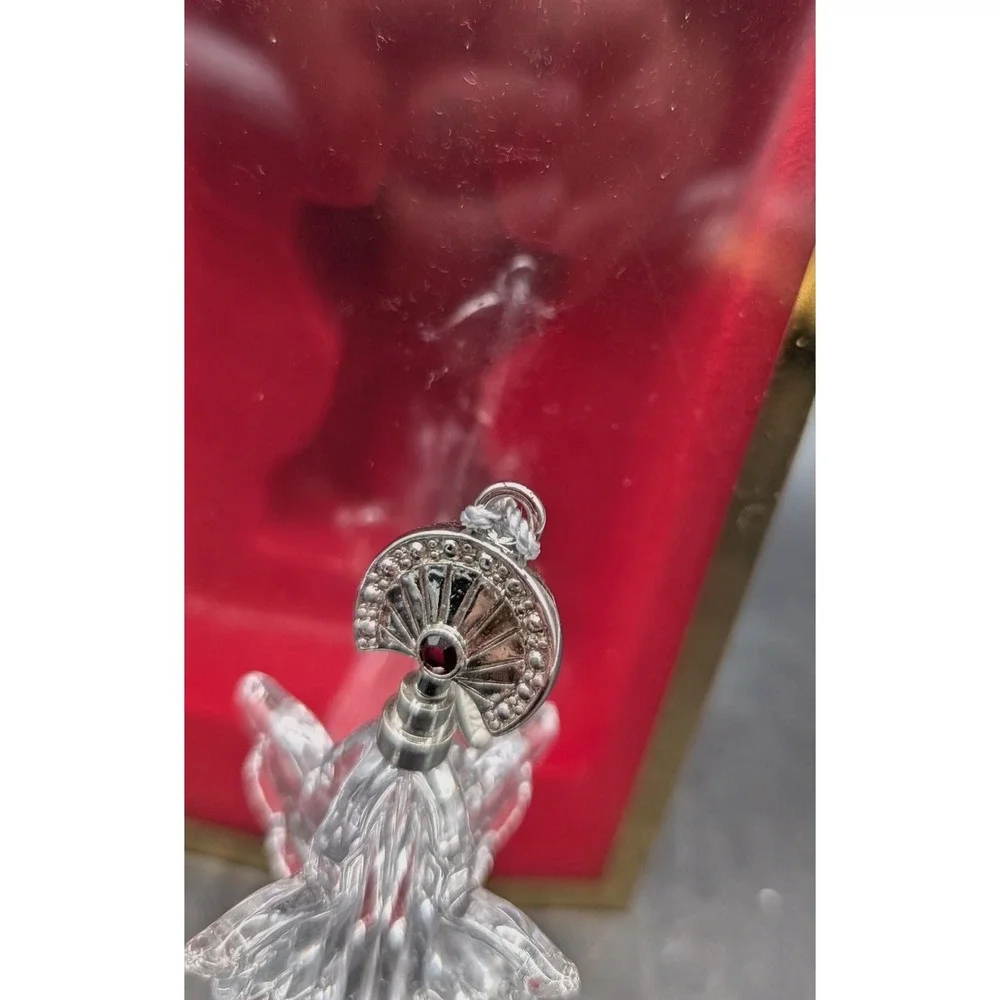 Lenox Crystal Angel Christmas Ornament with Silver Tassel and Original Box